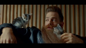 axe commercial kittens in beards