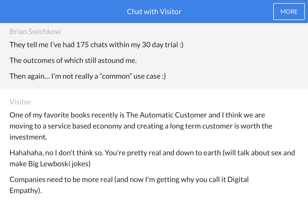 ghost influence genuine conversation in live chat customer service digital empathy