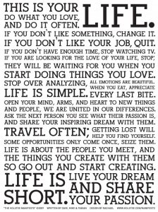 holstee manifesto do what you love and do it often
