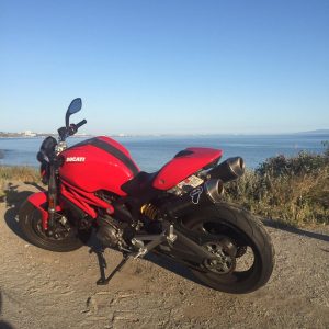 piper the ducati with an ocean view
